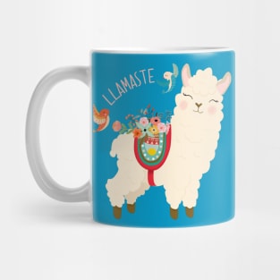 Llamaste - When A Llama Offers You A Respectful Greeting Mug